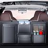 Car Trunk Organizer Large Capacity Leather Rear Seat Storage Cargo Rack Removable Seat Back Hanging Organizer