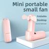 Mini Double Head Handheld Fan Desktop Office Outdoor Folding Big Wind USB Student Portable Electric Fan
