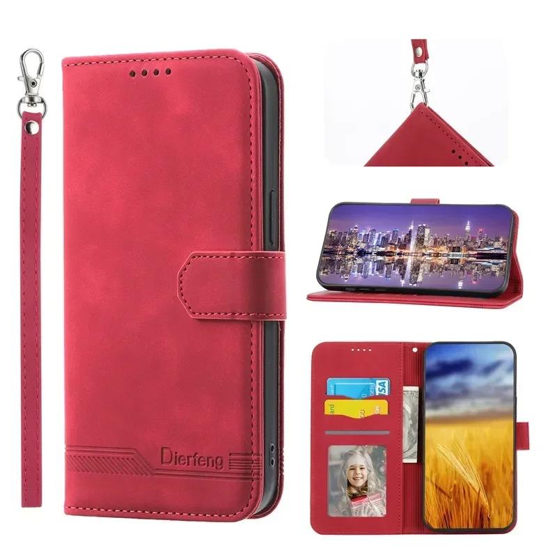Деловой магнитный кожаный чехол-книжка для Xiaomi Poco C75 X7 M7 F6 X6 M6 Pro 5G C61 C65 PocoC75 Чехлы Складная подставка Кошелек Чехол для телефона