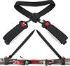 Ремень для переноски лыж, сноуборда, палок и ботинок, регулируемые обертки для лыж, мягкий наплечный ремень, снаряжение для катания на лыжах