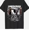 26 Логотип Linkin Park Рок-группа Подпись Футболка ТИШКА Новая Черная Футболка Полный Размер S-5XL Унисекс Футболка