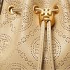 Tory Burch T Monogram Solid Color T Logo Embossed Hardware Drawstring Closure Bucket Bag Women bags Almond-Pink 151614-200
