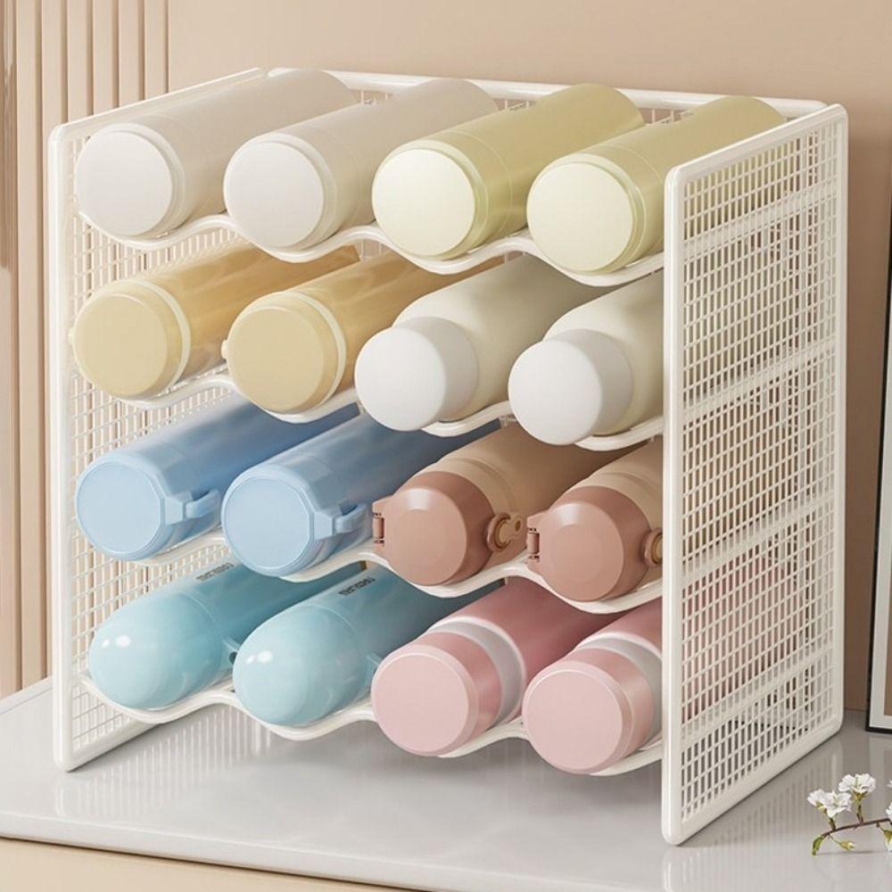 Iron Metal Cup Holder 2/3/4 Layers Insulation Cup Holder Water Bottle Holder Kitchen