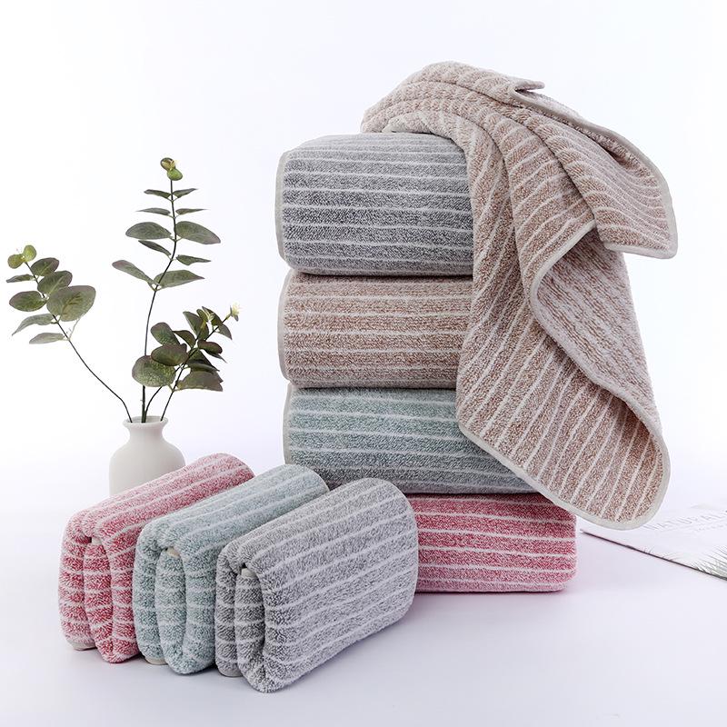 Gypsophila Coral Fleece Towel - Soft, Absorbent Adult Household Towel