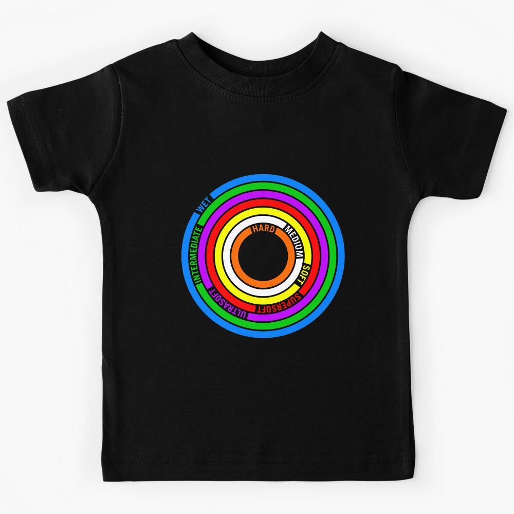 Race cars all tyres tires types Kids T-Shirt