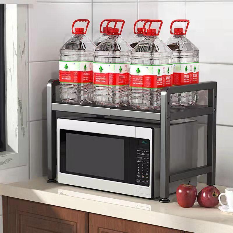 Выдвижная стойка для микроволновой печи, кухонное пространство, стеллаж для хранения хлебной машины, бытовая стойка, настольная стойка для рисоварки