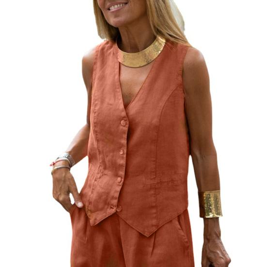 Мужской жилет-стойка с v-образным вырезом, однобортный однобортный однотонный кардиган, сохраняющий тепло, жилет в повседневном стиле, топы, осенне-зимний жилет без рукавов, женская куртка