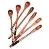 23cm Japanese-Korean Wooden Stirring Spoon - Creative Wire-bound Coffee & Honey Spoon