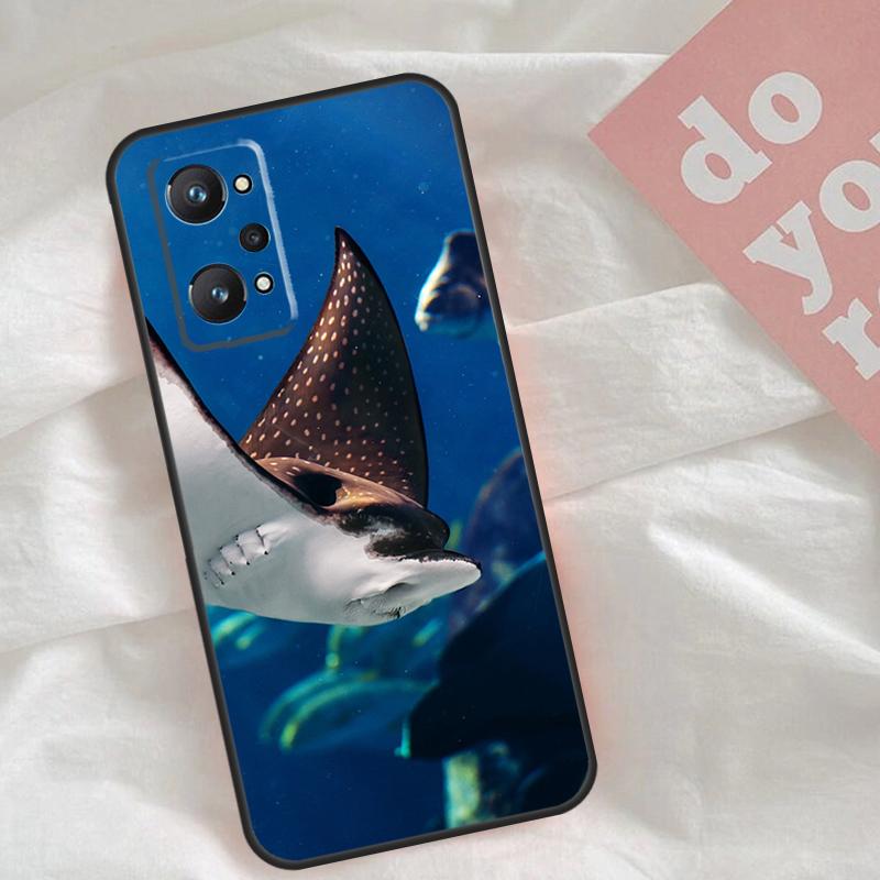 Чехол Animal Manta Ray для Realme C75 C63 C61 C65 C67 C55 C51 C53 C35 C71 15 11 12 13 14 Pro Plus GT6 GT7 Pro