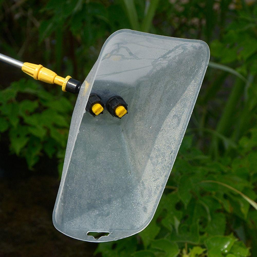 Windproof Spray Nozzle Wind Shield Transparent Power Sprayer Windproof Cover  Gardening