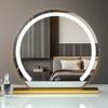 Nordic Makeup Mirror Art Led Irregular Design Makeup Mirror Moon Dressing Table Espejos Pared Living Room Decoration Accessories