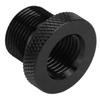 Car Oil Filter Adapter Metal Universal Automotive Black Threaded Connector Cars Accessories5 8 24 To 1 2 20