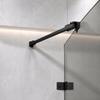 Stabilizer Top Bracket For Shower Cabin Wall 120cm Matte Black