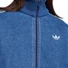 Adidas Adicolor Denim Firebird Track Top Medium Blue Denim Men Streetwear JC6233