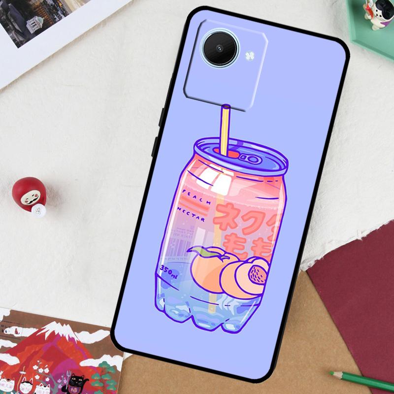 Эстетика Розовых Персиков Для Realme 14 Pro Plus 13 10 11 12 GT 6 5 6T GT7 Pro C61 C55 C53 C51 C21Y C25S C67 C75 Чехол