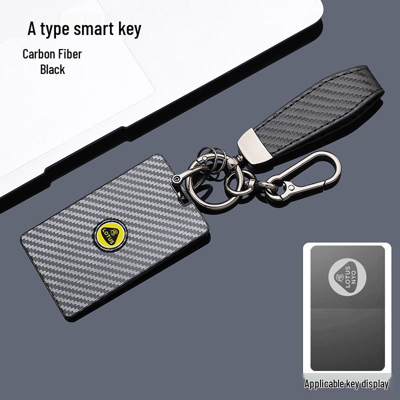 Держатель для карт NFC с цветочным узором Lotus ELETRE/EMEYA Чехол для автомобильного ключа из углеродного волокна