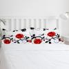 Красный и черный цветок розы белый комплект постельного белья 3 шт пододеяльник наволочка для детей взрослых пододеяльник двуспальная кровать комплект домашнего текстиля