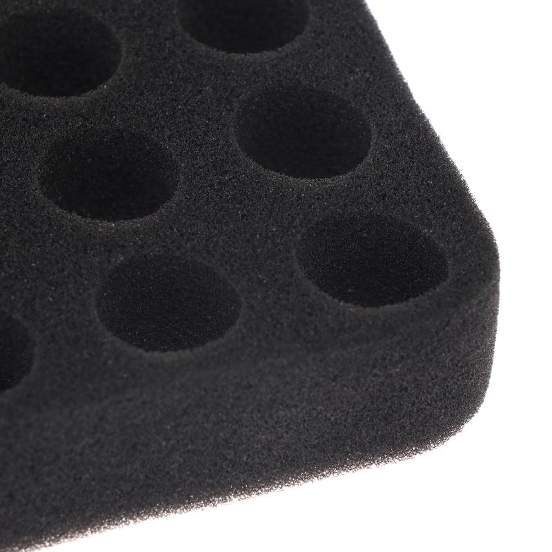 Essential Oil Storage Holder 30-Slot Foam Padded Shockproof Removable Bottom Divider for Travel Carrying