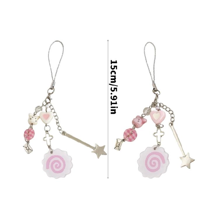 Практичный брелок для телефона в виде рыбки Модный брелок для ключей Текстура сплава Портативный аксессуар для ключей Подходит для украшения сумки и ключей