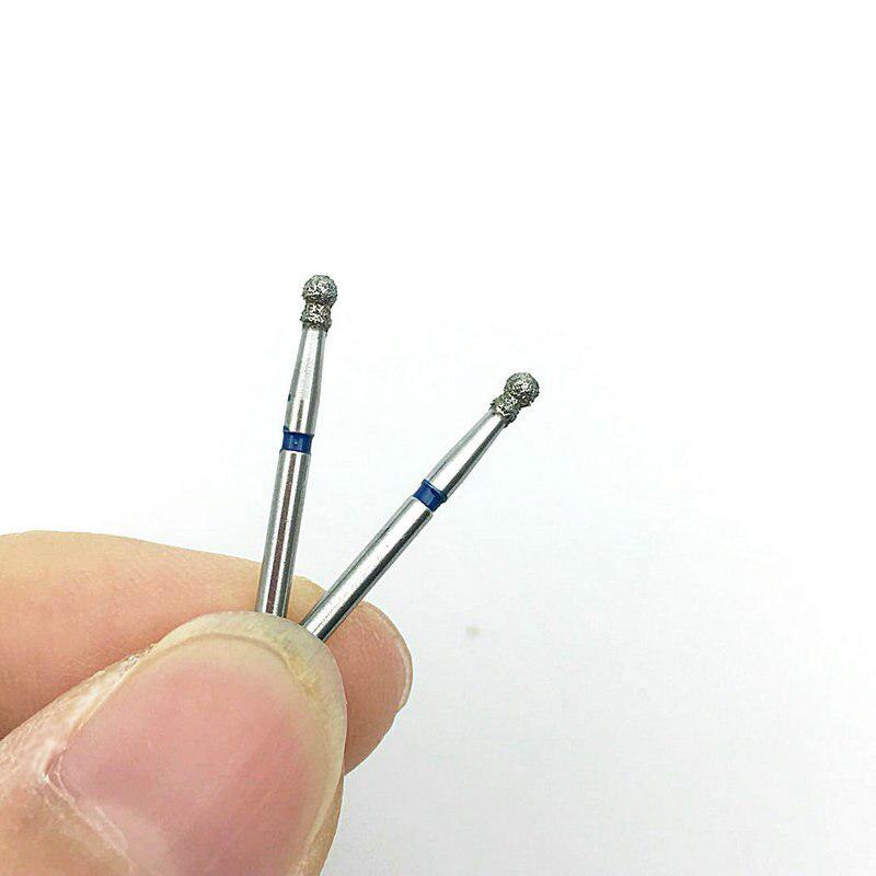 10 шт./кор. алмазная боровая дрель, высокоскоростной набор для полировки наконечников 1,6 мм для стоматологической клиники BC-31