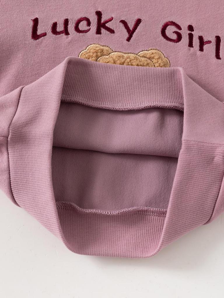 Мультяшный спортивный костюм для девочек - Весенне-осенний костюм-двойка для малышей