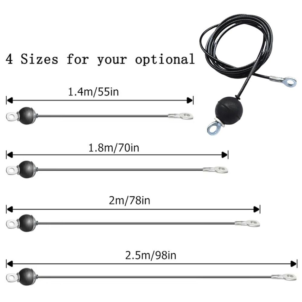 DIY Fitness Machine Replacement Cable Adjustable Pulley Cable Gym Steel Wire Rope LAT Pull Down