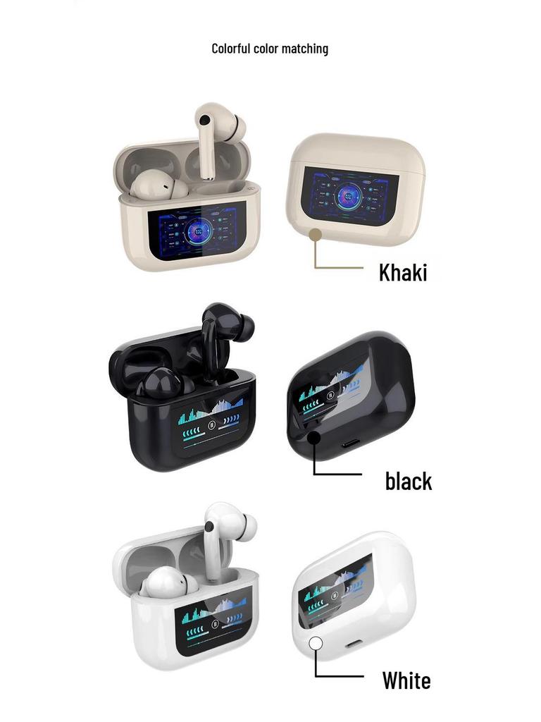 G4 LED Экран Bluetooth Внутриканальные Наушники с ANC/ENC Шумоподавлением и Одиночным Микрофоном Стереозвук