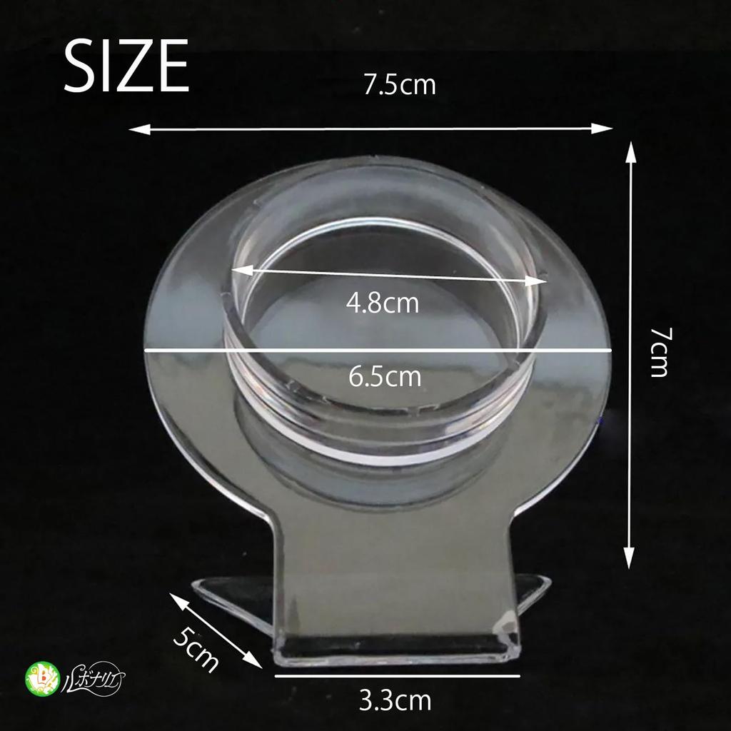 Rubonarie Bracelet and Power Stone Display Stand, Acrylic Clear, for Natural Stone Bracelet Collections, Storage, and Display (Clear, 10 pieces)