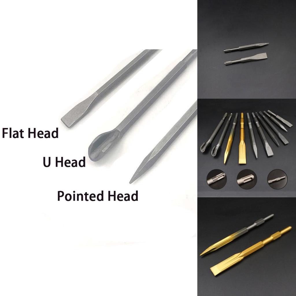 Набор передовых зубил для перфоратора из хромовой стали для плитки, зубило-пика для превосходной долговечности