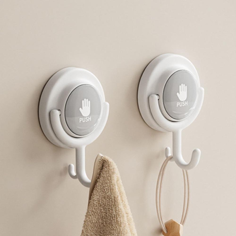 2 шт. Экономия места присоски крючки водонепроницаемый держатель для хранения удобный настенный крючок для туалета