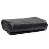 VidaXL Tarpaulin, Roof Cover with Metal Eyelets, UV-Resistant Protective Tarp Outdoor Garden, Black 156074
