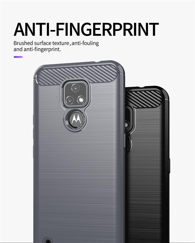 Чехол для Motorola Moto E7 2020 / Для Moto E6s 2020 / Ударопрочный Мягкий Силиконовый Защитный Бампер для Телефона / Для Moto E7 G9 Play