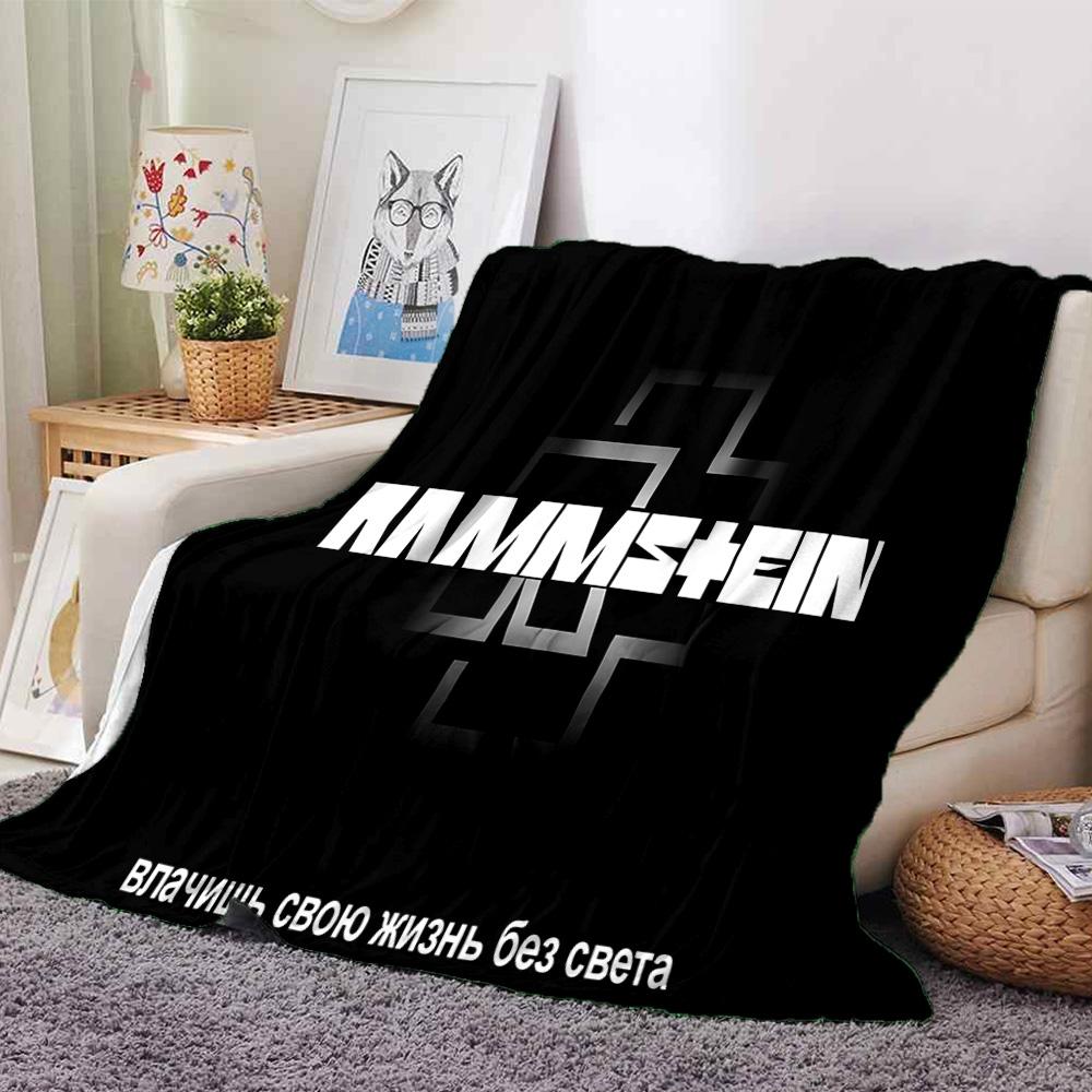 1 шт. Фланелевое одеяло-тизер музыкального видео Rammstein, супермягкое, милое, комфортное, для путешествий, постельное белье, диван, диван, одеяло Y7302