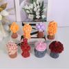 New DIY Flower Pot Candle Silicone Mold 3D Rose Tulip Shaped Aromatherapy Candle Gypsum Resin Decoration Valentine's Day Gift