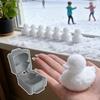 Duck Snowball Maker Portable Duck Shape Fast Snow Ball Making Tool Outdoor Winter Snow Fights Game Kids Snow Ball Mold