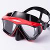 Adults' Tempered Glass Dive Mask with Snorkel Free Diving Freespearfishing Swimming Scuba Practical Freediving Accories Goggles