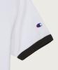 CHAMPION Basic Graphic Ringer T-Shirt Off Black