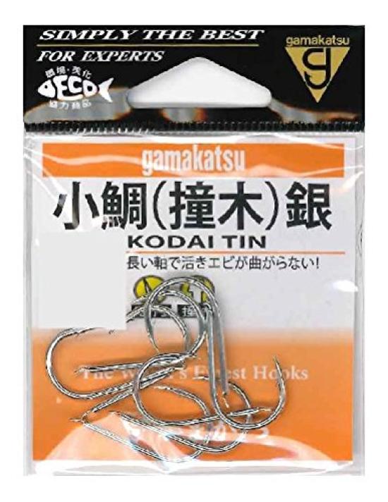 Gamakatsu Small Sea Bream Hook (Striker) Hook (Silver) Size 9 Fishing Hook