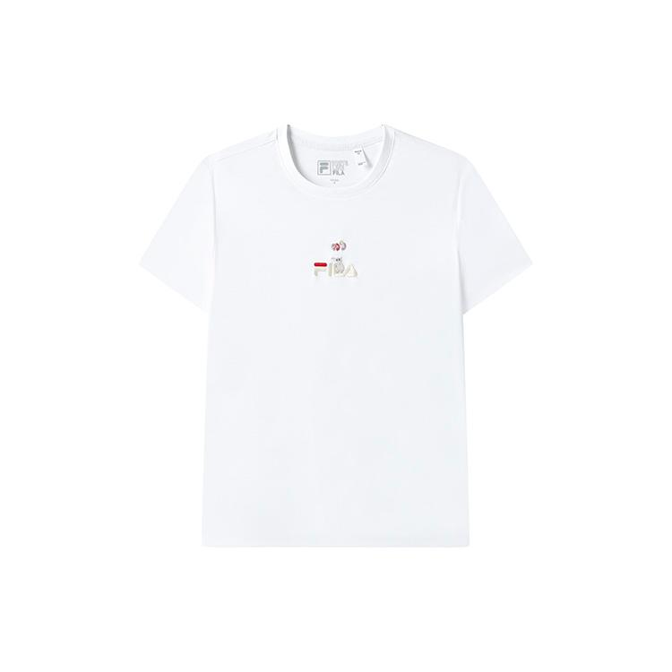 Новая женская футболка FILA Стандартная Белая F11W329117FWT