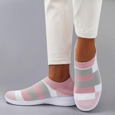 Женские кроссовки Вулканизированная обувь Кроссовки-носки Женские туфли без застежек на плоской подошве Женские мокасины Повседневные носки Обувь