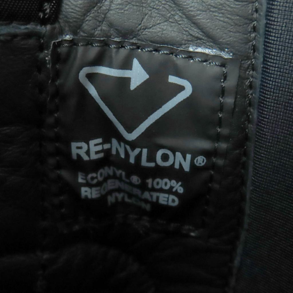 Pristine PRADA Monolith Re-Nylon Triangle logo gabardine boots black 36.5 2UE029 Used