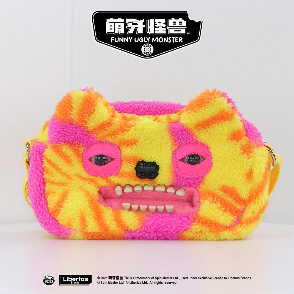 Mr Buttons Screech Black Monster Crossbody Bag Ugly Cute Doll Shoulder Bag Street Fashion Casual Wear Collectible Gift