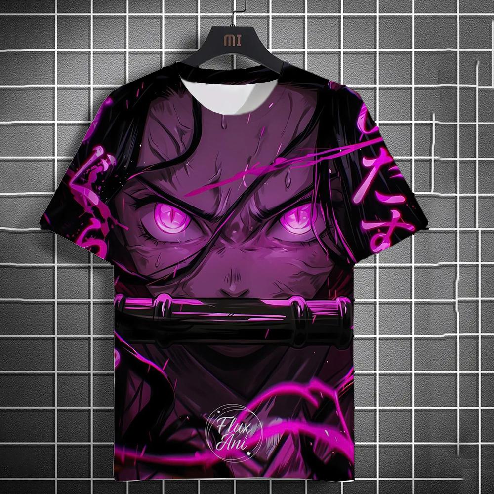 3D Men's Anime Printed Fashion Casual Short Sleeve T-Shirt Home Clothes Anime Summer Short Sleeve High Quality T-Shirts