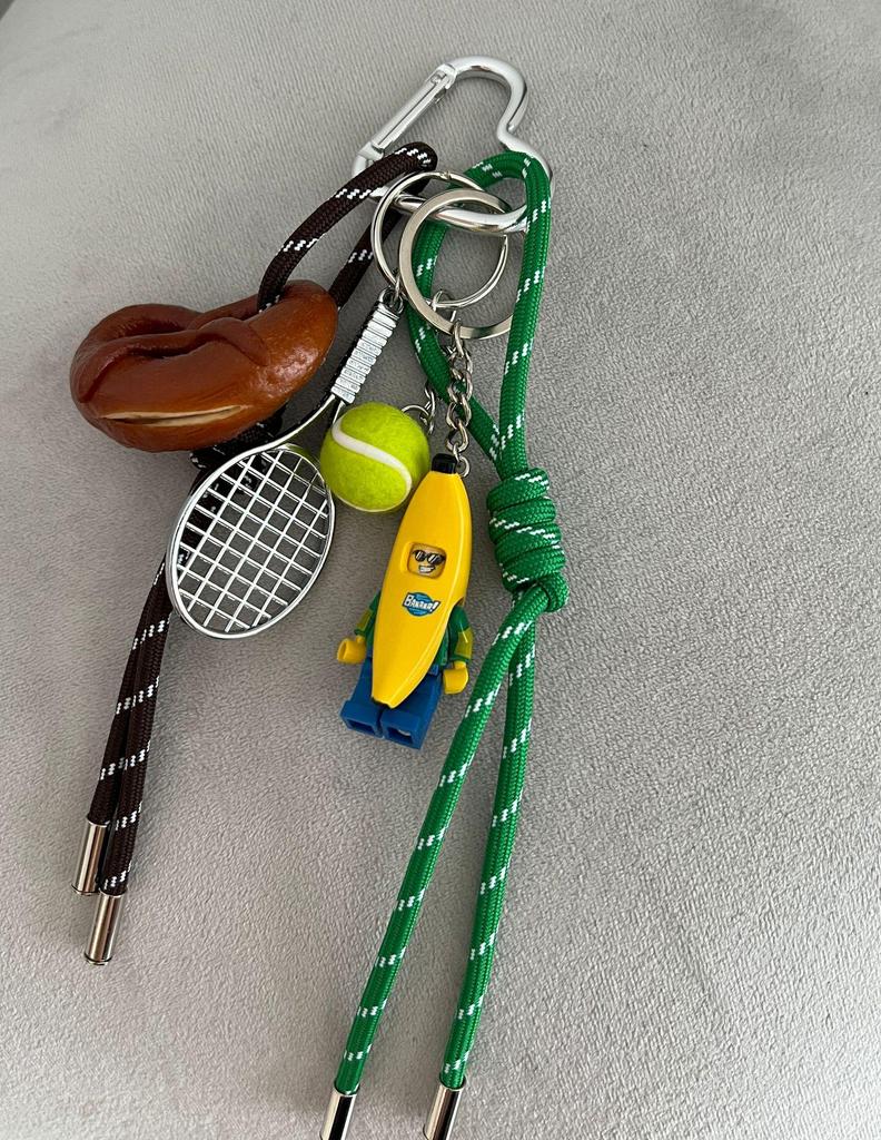 Оригинальный нишевый дизайн брелок для ключей в стиле таксы, подвеска для сумки