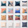 Handmade Personalized Painted Pattern Decorative Pillowcase Living Room Bedroom Square Cushion Pillowcase