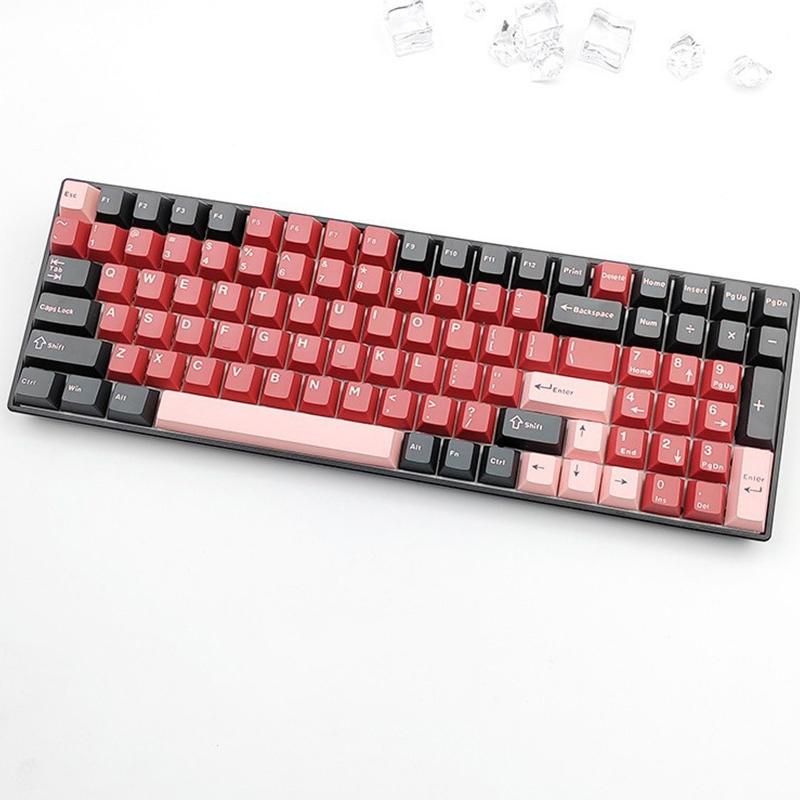 126 Клавиш Двойной Прострел Колпачок Pbt Cherry Механическая Игровая Клавиатура Для Переключателя Mx Колпачок Gmk67 Gmk87 Gmk61 Игровая Клавиатура Клавишный Колпачок