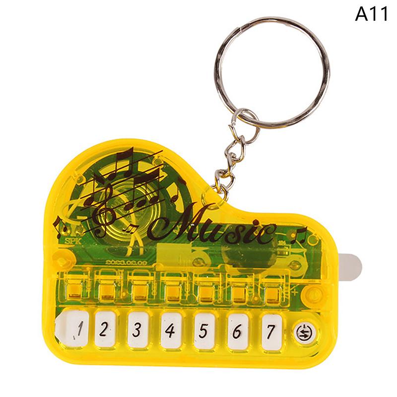 Портативный музыкальный инструмент игрушечный брелок пианино мини электронная клавиатура брелок