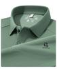 Autumn Casual Sports Solid Color Easy-to-Care-For Long-Sleeved T-Shirt with Collar for Men