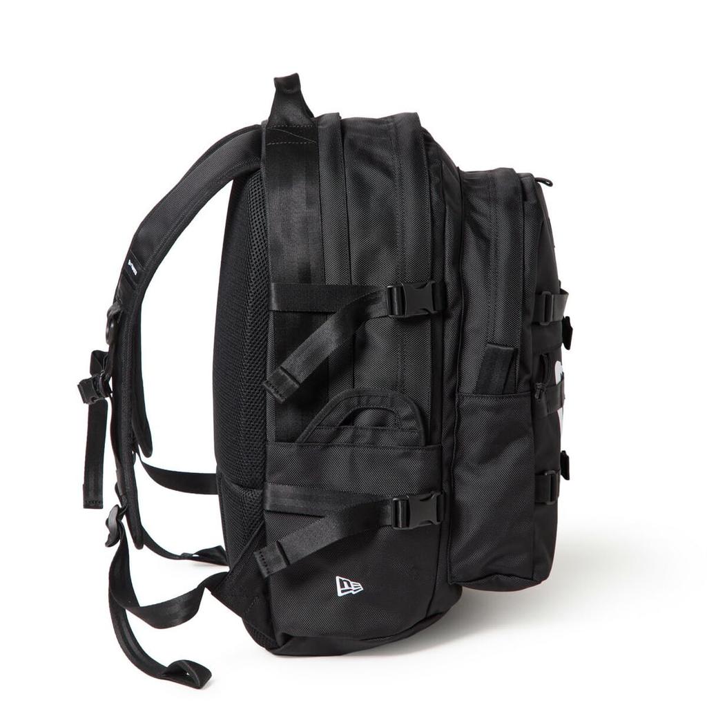 NEW ERA Carrier Pack Backpack Black Flag Logo Free CARRIER PACK 1680D FandW BLK 251