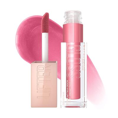New York Lifter Gloss Petal 5,4 мл Гладкий Нелипкий Оттеночный Блеск для Губ с Гиалуроновой Кислотой для Увлажненных, Пухлых, Сияющих Губ